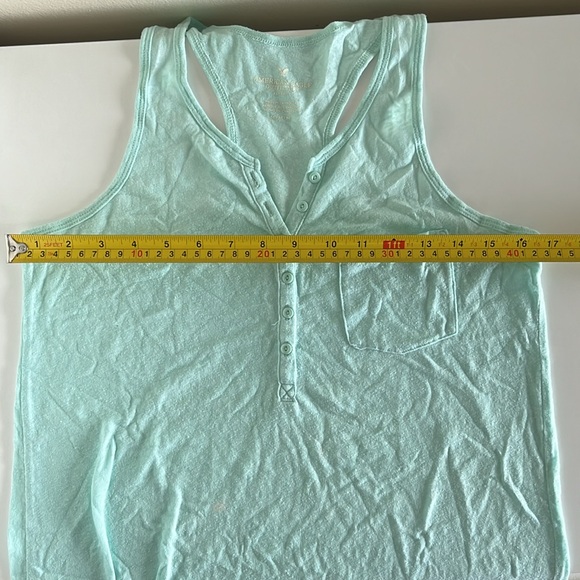 American Eagle Henley Button Front Tank - Picture 5 of 6